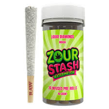 Zour Stash Liquid Diamond Pre-Rolls | (10ct) 20g