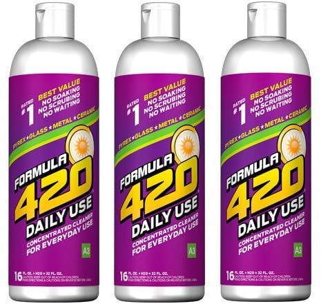 Formula 420 Daily Use Concentrated 16oz Glass Pyrex Metal and Ceramic Cleaner