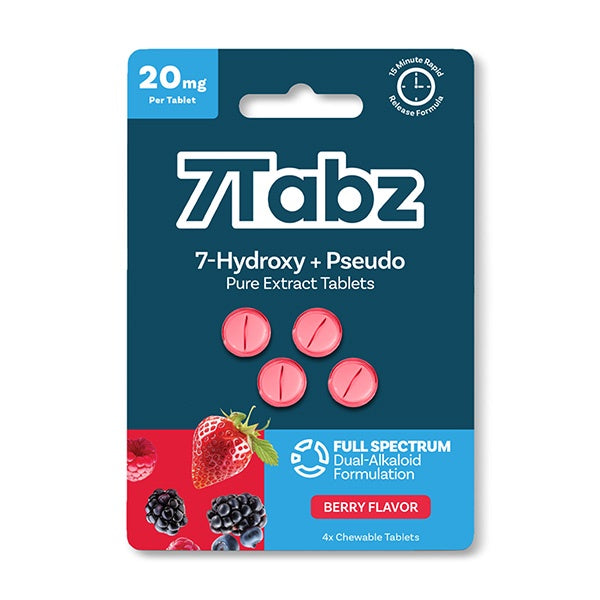 7 Tabz 7-Hydroxymitragynine Tablets | 4ct | 8 Servings