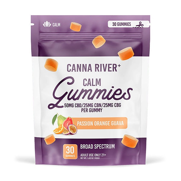 Canna River Broad Spectrum Calm Gummies | 30 Count