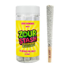 Zour Stash Liquid Diamond Pre-Rolls | (10ct) 20g