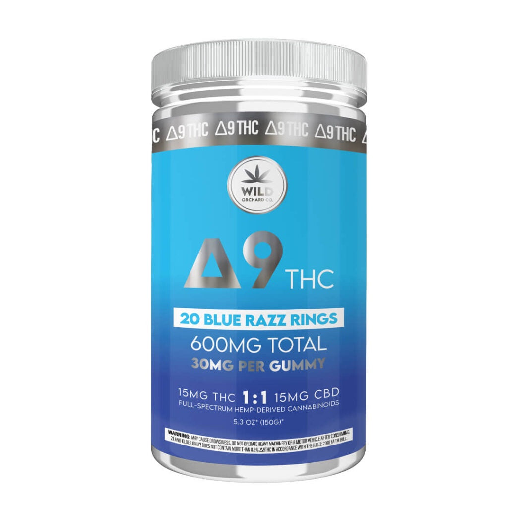 Wild Orchard Delta-9 Blue Razz Rings