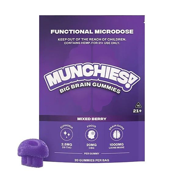 Munchies Functional Microdose Gummies – Big Brain Blend