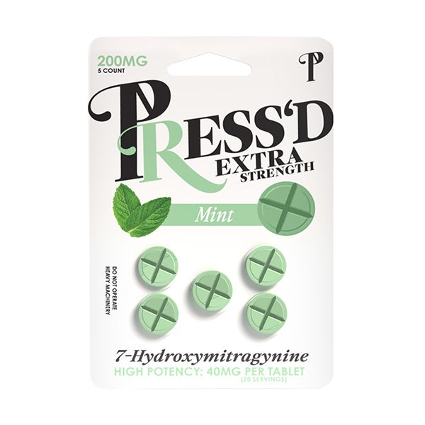 Press'd Extra Strength 7-Hydroxymitragynine Tablets