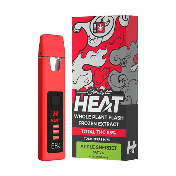 Straight Heat Flash Frozen Disposable | 1g