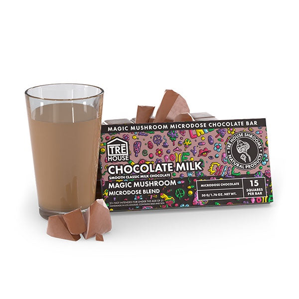 Tre House Magic Mushroom Chocolate Bar | 15 Pieces